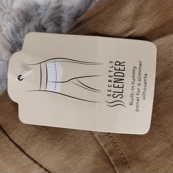 St. John's Bay Woman's Hillcrest Tan Ankle Pants, Size: 20W, NWT - Picture 5 of 10